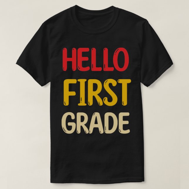 HELO FRIST KLASS T SHIRT (Design framsida)