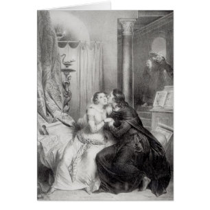 Heloise och Abelard Hälsningskort