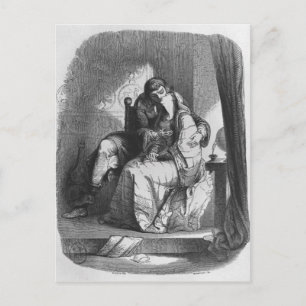 Heloise och Abelard kissing Vykort