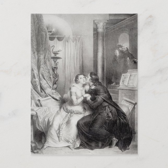 Heloise och Abelard Vykort (Framsida)