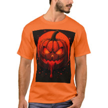heloween, pumpa tryckt t-shirt