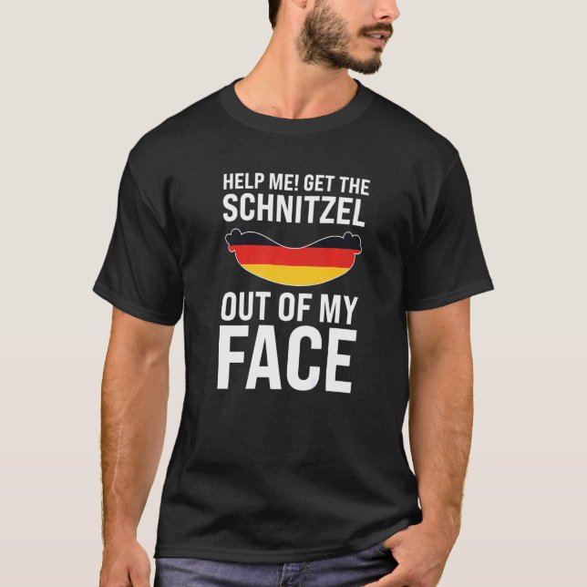 help me get the schnitzel German Festival Beer T Shirt (Framsida)