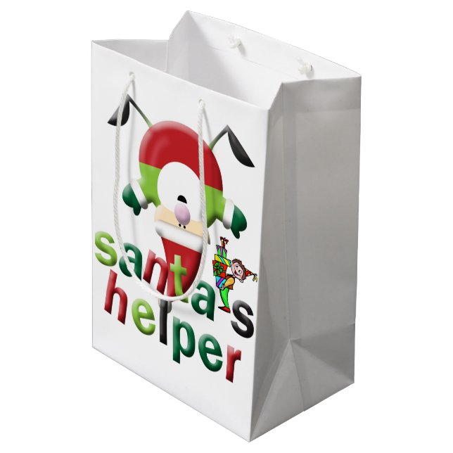 Helper God jul Gift Bags (Baksidan Vinklad)