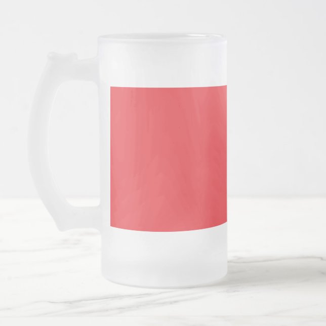 Helröd bakgrund  frostat ölglas (Vänster)