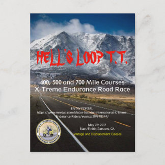 HELS LOOP T.T. 2017 POSTCARD VYKORT