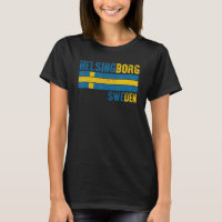 Helsingborg Sverige Flagga svenska Manar Womens Ki