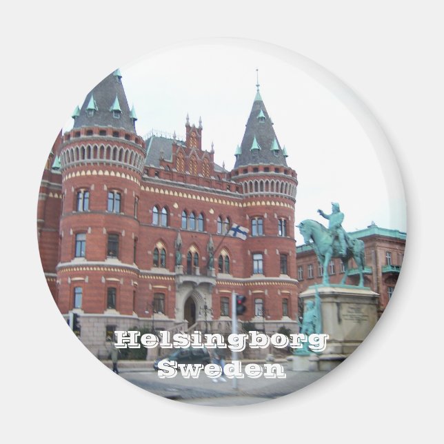 Helsingborg Sverige Magnet (Framsidan)
