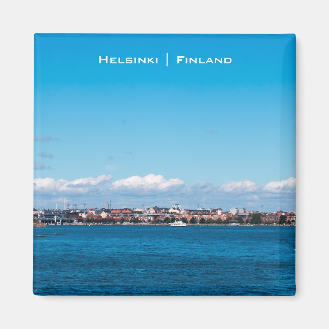 Helsingfors Cityscape Magnet (Framsidan)