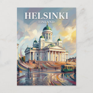 Helsingfors domkyrka Finland Vykort