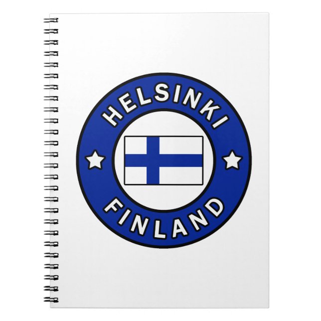 Helsingfors Finland Anteckningsbok (Framsidan)