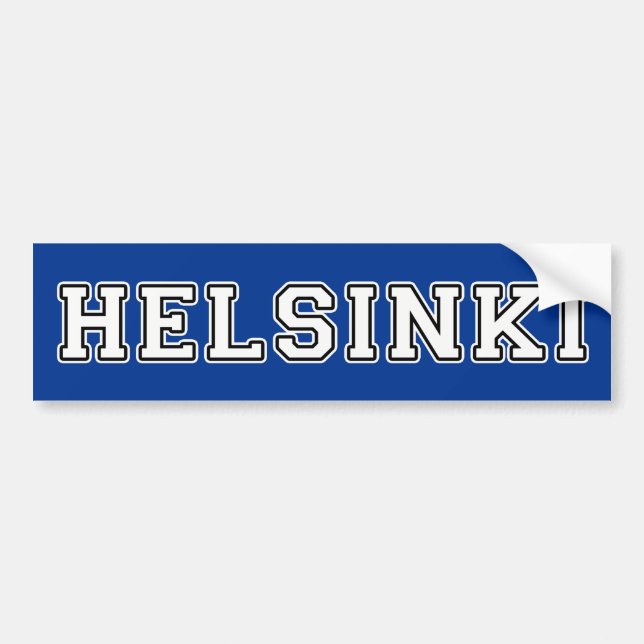 Helsingfors Finland Bildekal (Framsidan)