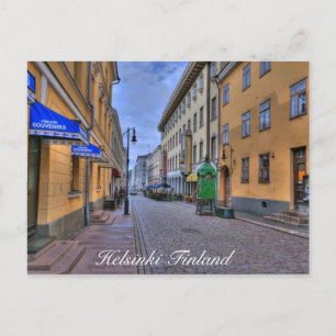 Helsingfors Finland City Scene Vykort