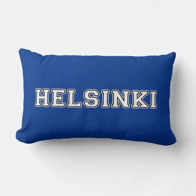 Helsingfors Finland Lumbarkudde (Framsida)