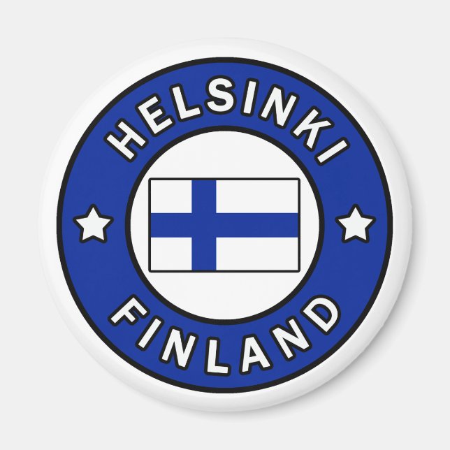 Helsingfors Finland Magnet (Framsidan)