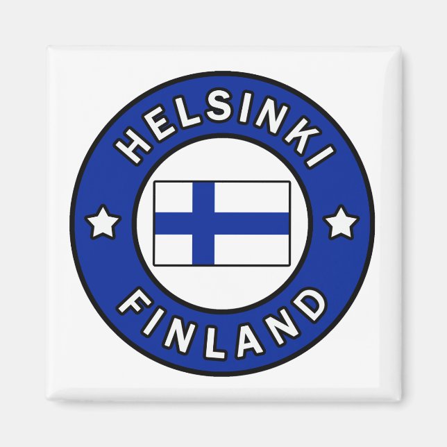 Helsingfors Finland Magnet (Framsidan)