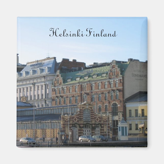 Helsingfors Finland Magnet (Framsidan)