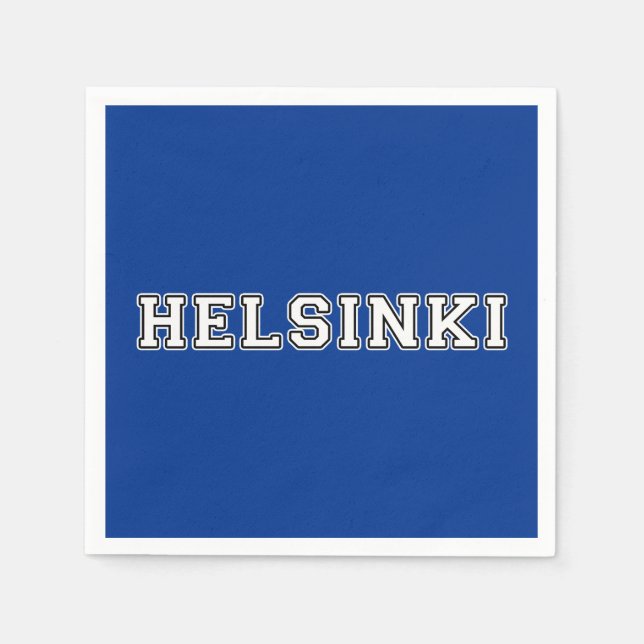 Helsingfors Finland Pappersservett (Framsidan)