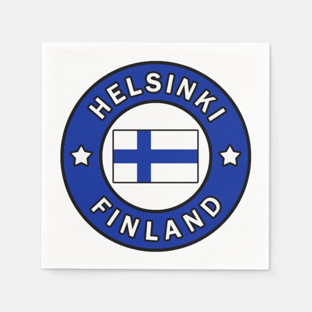 Helsingfors Finland Pappersservett (Framsidan)