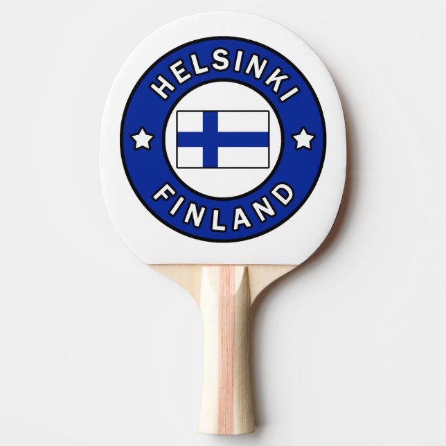 Helsingfors Finland Pingisracket (Framsidan)