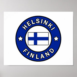 Helsingfors Finland Poster