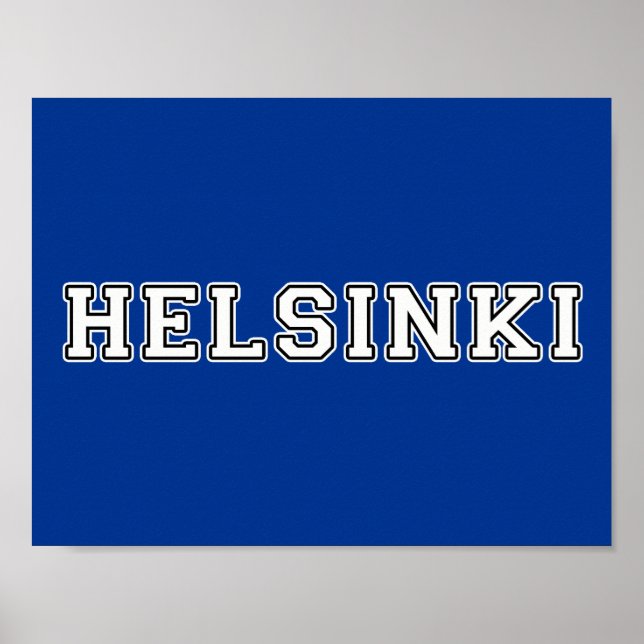 Helsingfors Finland Poster (Framsidan)