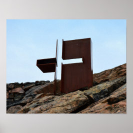 Helsingfors, Finland, Sten kyrkan Kor Poster
