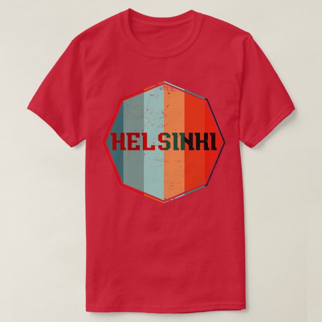 Helsingfors Finland T Shirt (Design framsida)