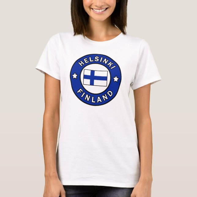 Helsingfors Finland Tee Shirt (Framsida)