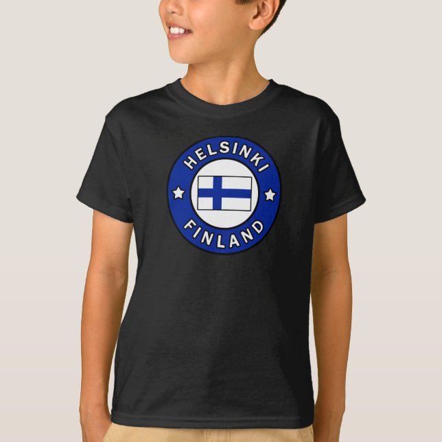Helsingfors Finland Tee Shirt (Framsida)