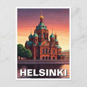 Helsingfors Finland Uspenski Cathedral Vykort