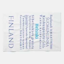 Helsingfors Landmarks Kitchen Towel Kökshandduk