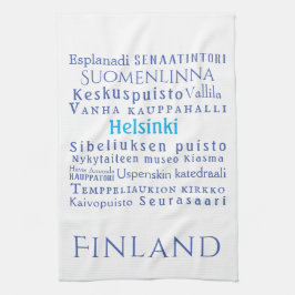 Helsingfors Landmarks Kitchen Towel Kökshandduk