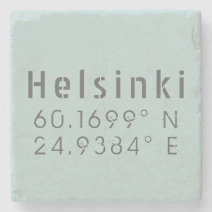 Helsingfors Latitude Longitud Stenunderlägg
