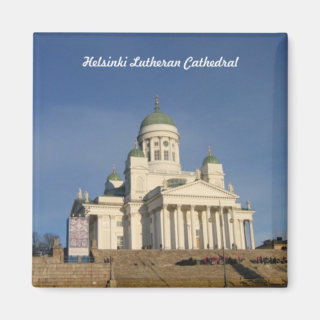 Helsingfors lutherska domkyrka magnet (Framsidan)