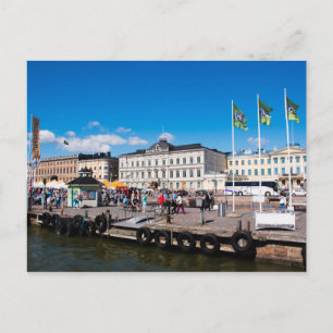 Helsingfors marknadsplats vykort
