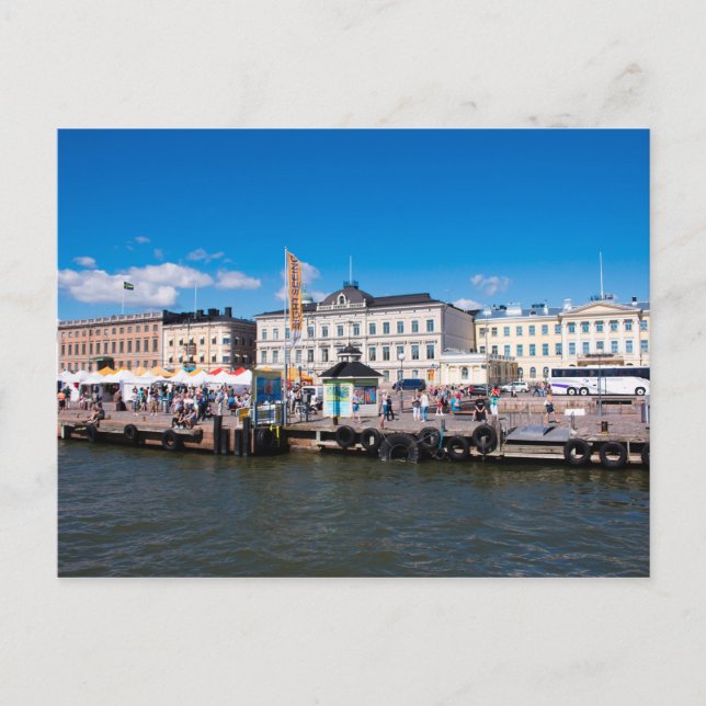 Helsingfors marknadsplats vykort (Framsida)