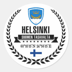 Helsingfors Runt Klistermärke