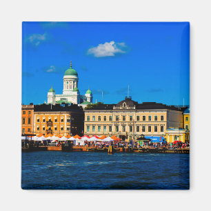 Helsingfors Skyline Magnet