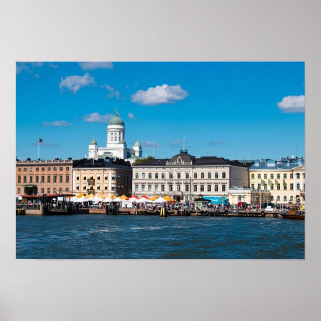 Helsingfors skyline poster (Framsidan)