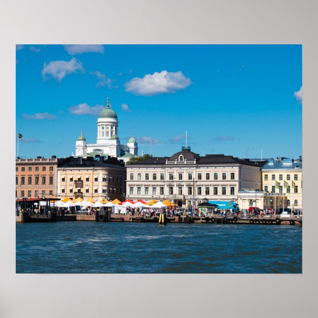 Helsingfors Skyline Poster (Framsidan)