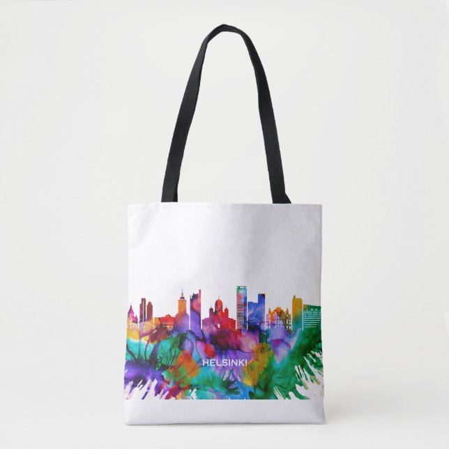 Helsingfors Skyline Tygkasse (Framsida)