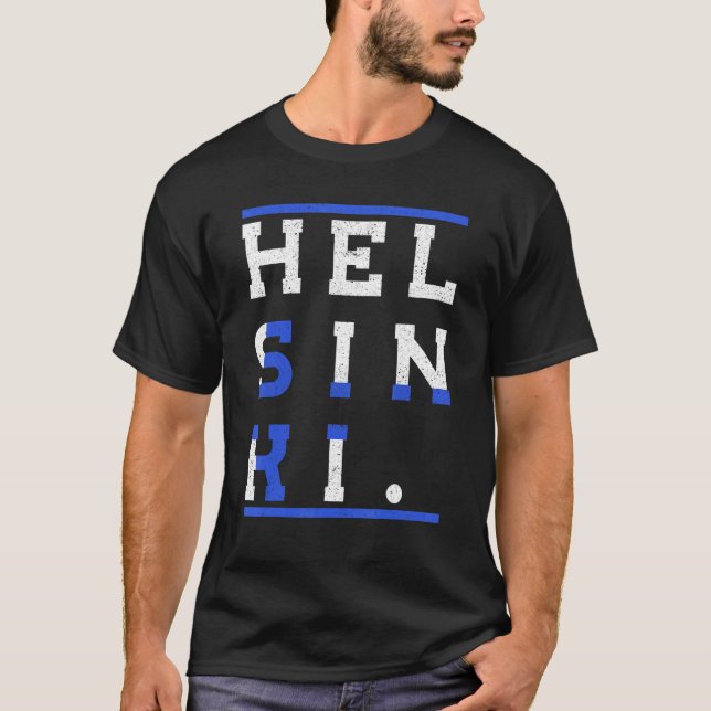 Helsingfors Suomi 1 T Shirt (Framsida)