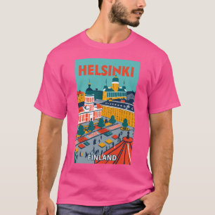 Helsingforskonsten Vintage resor - Finland T Shirt