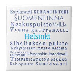 Helsingforsmarkeringar Kakelplatta