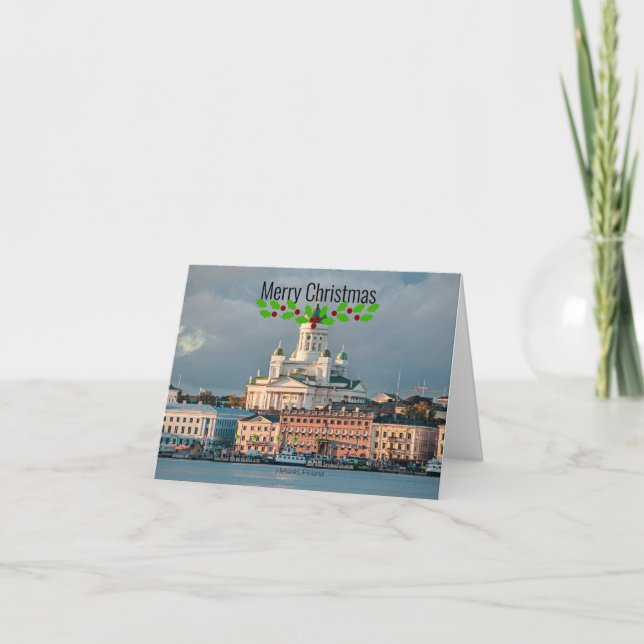 Helsinki domkyrka jul kort (Framsida)