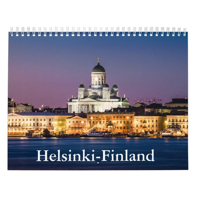 Helsinki-Finland Calendar Kalender (Omslag)