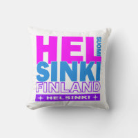 HELSINKI Finland dekorativ kudde