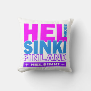 HELSINKI Finland dekorativ kudde