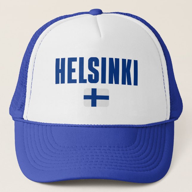 HELSINKI Finland Flagga Keps (Framsida)