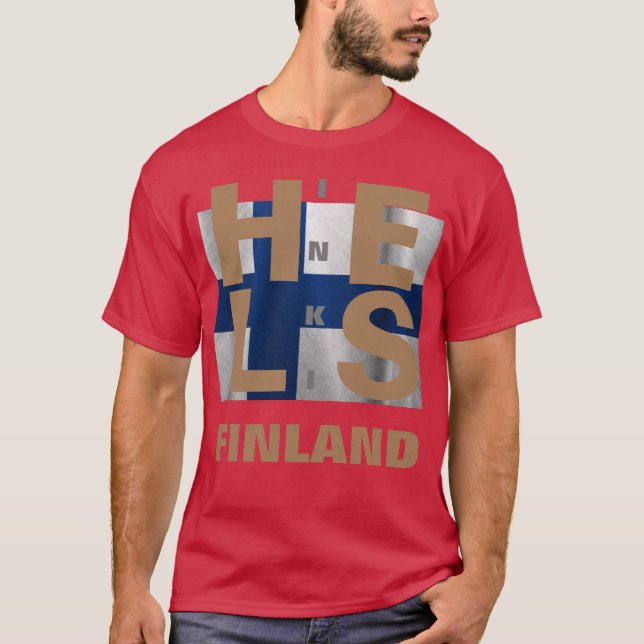 HELSINKI FINLAND T SHIRT (Framsida)